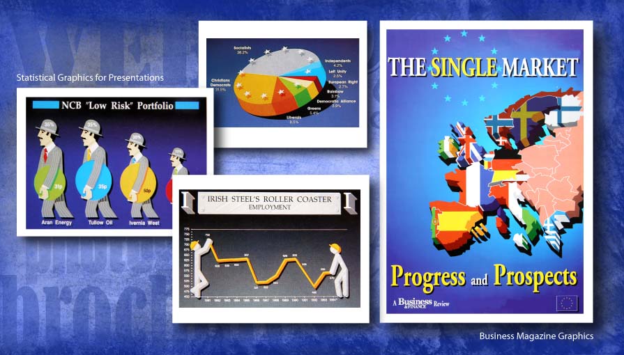 una healy business presentation graphics
